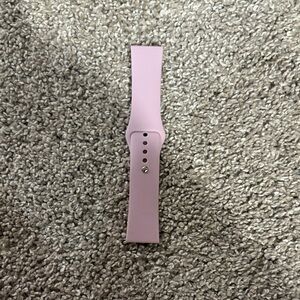Pink Silicone Wristband Replacement Strap - Unbranded